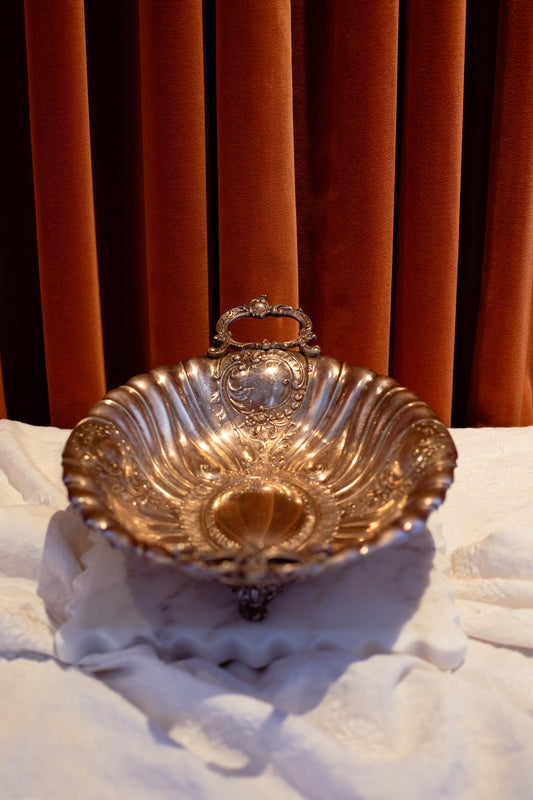 Vintage Rococo Footed Dish