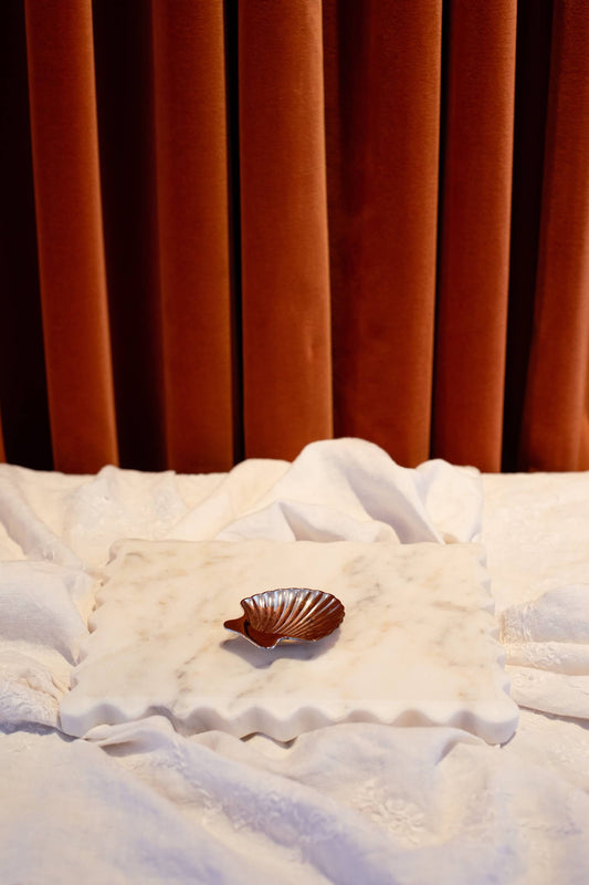 Vintage Silver Shells (Set of 2)