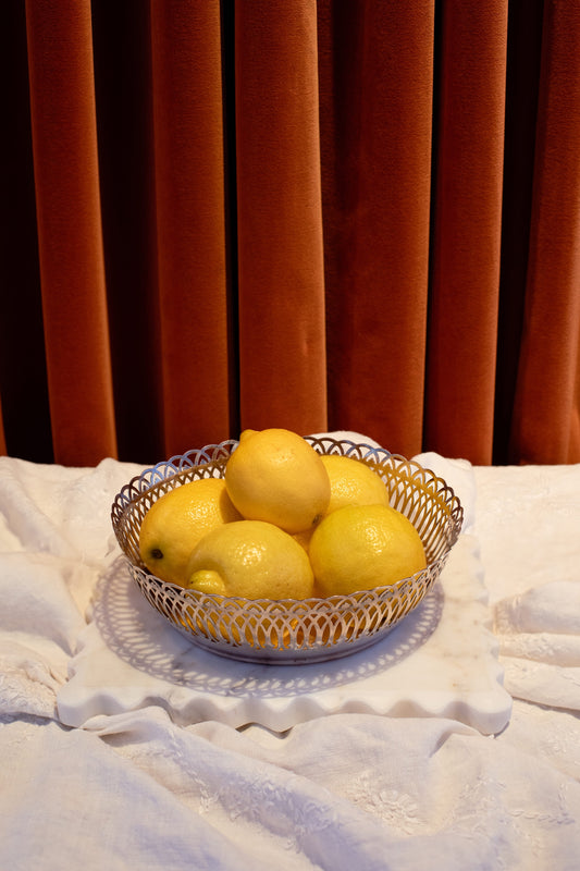 Vintage Silver Decorative Bowl